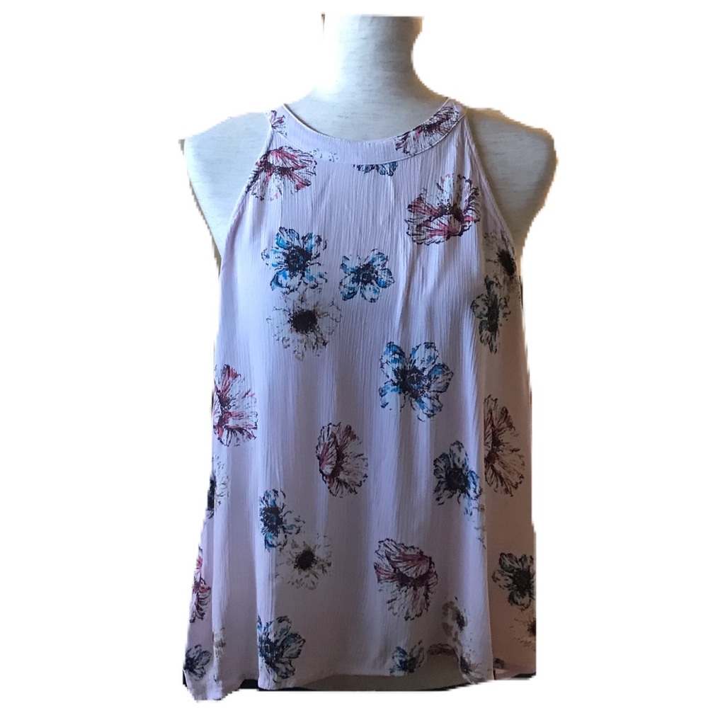 Elodie Size XL Butterfly Print Sleeveless Tank Top